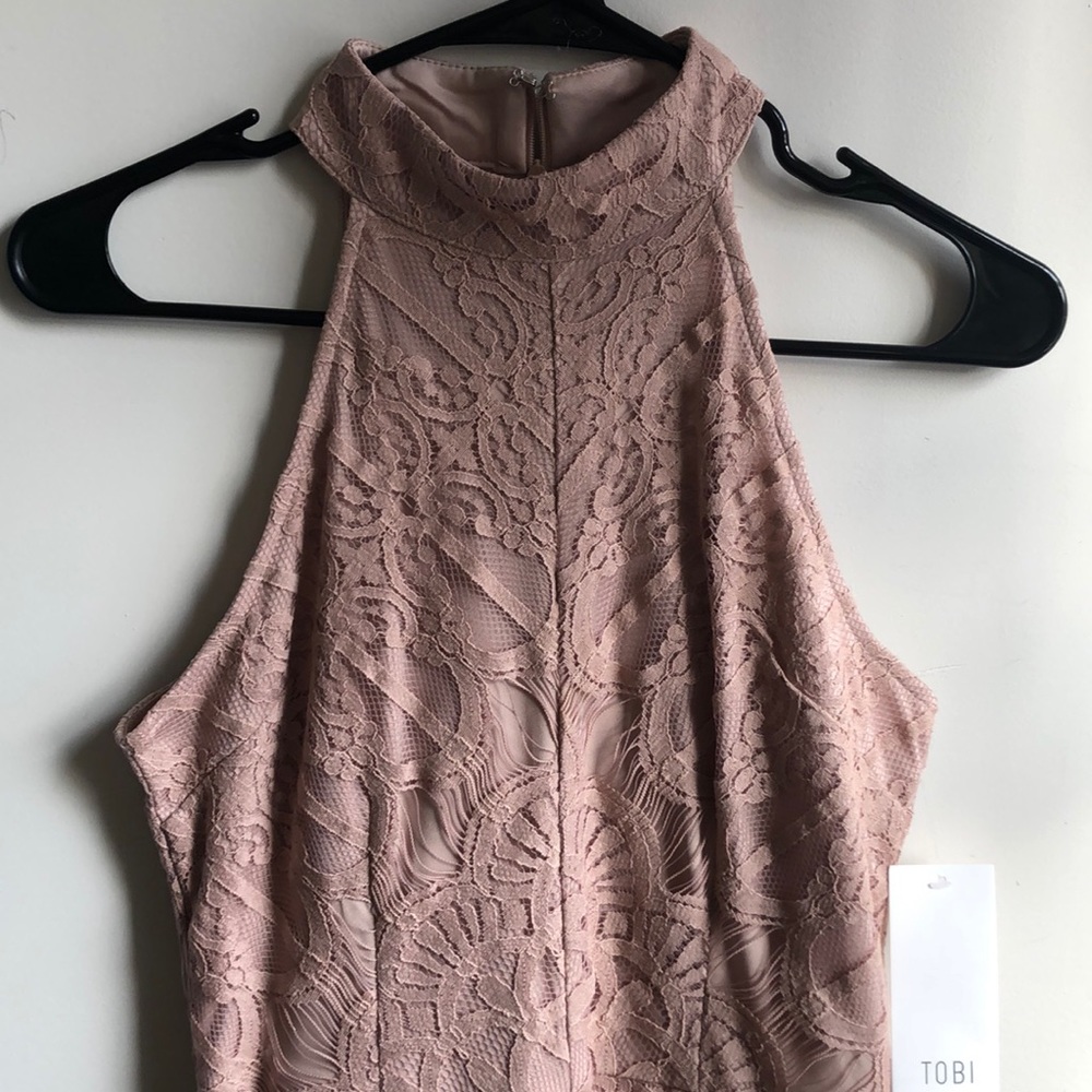 Tobi Lace Halter Dress